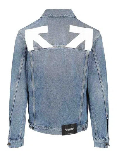 Off-white Denim Jacket In Blue
