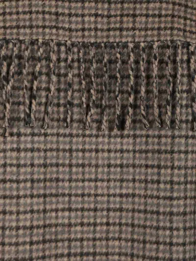 P.a.r.o.s.h Fringed Jacket Jackets Grey In Brown