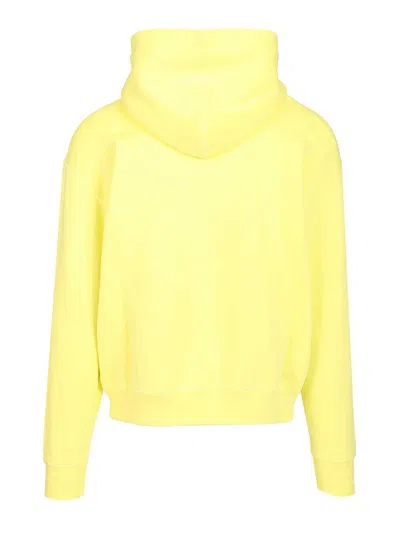 Tom Ford Organic Cotton Hoodie Sweatshirt Sweatshirts Yellow In Yellow