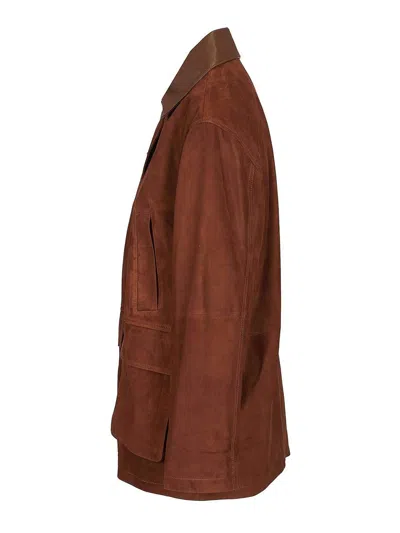 Arma Suede Jacket Elsa In Brown