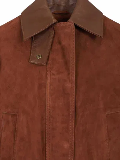 Arma Suede Jacket Elsa In Brown