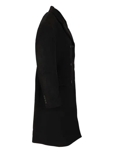Filippa K Harper Double-breasted Coat In Black