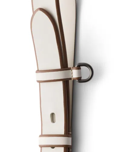 Prada Leather Belt In Neutral