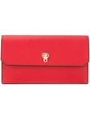 Valextra Clasp Wallet - Red