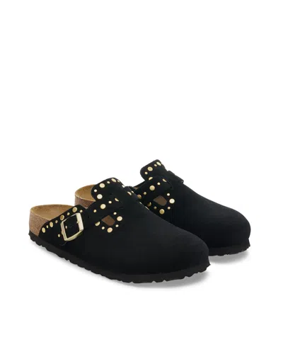 Birkenstock Contoured Sandals With Adjustable Straps And Ergonomic Footbed In Black