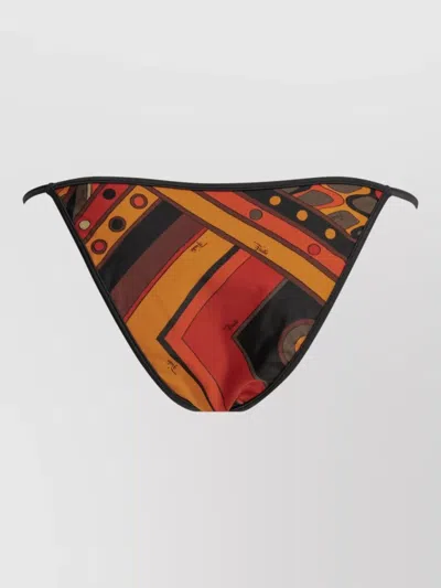 Pucci Vivara Bikini Briefs Bold Pattern Design In Multi