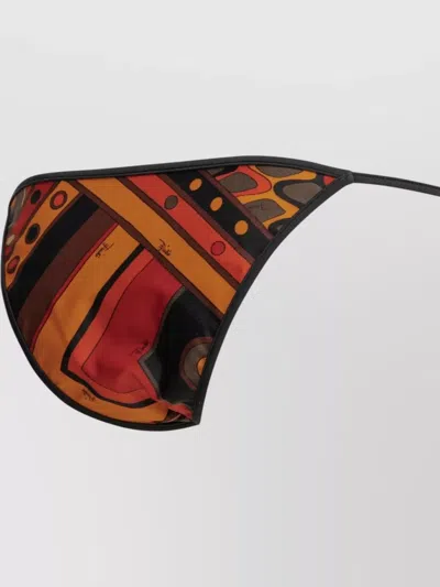 Pucci Vivara Bikini Briefs Bold Pattern Design In Multi