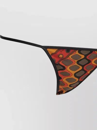 Pucci Vivara Bikini Briefs Bold Pattern Design In Multi