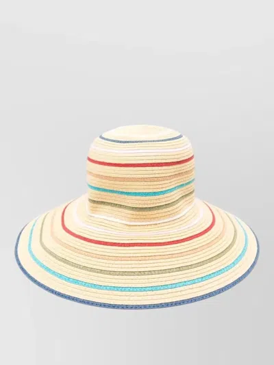 Paul Smith Straw Sun Hat In Multi