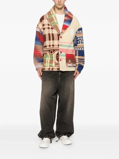 Gallery Dept. Retouche Rae Patchwork Cardigan In Multi
