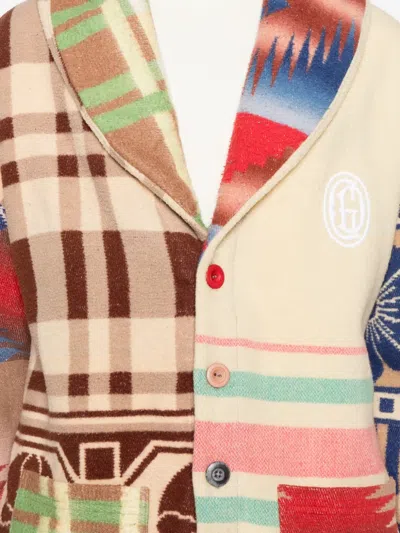 Gallery Dept. Retouche Rae Patchwork Cardigan In Multi