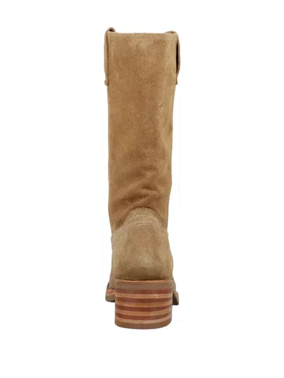 Frye Campus Boots In Brown