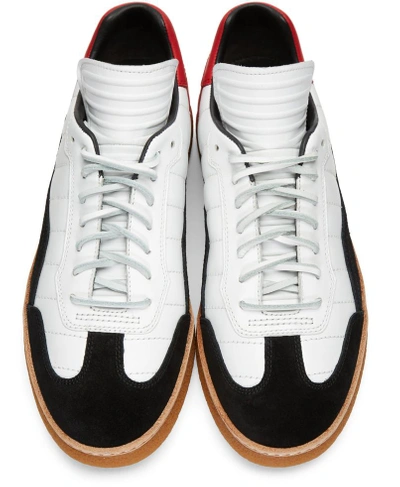 Shop Alexander Wang Tricolor Leather & Suede Eden Sneakers