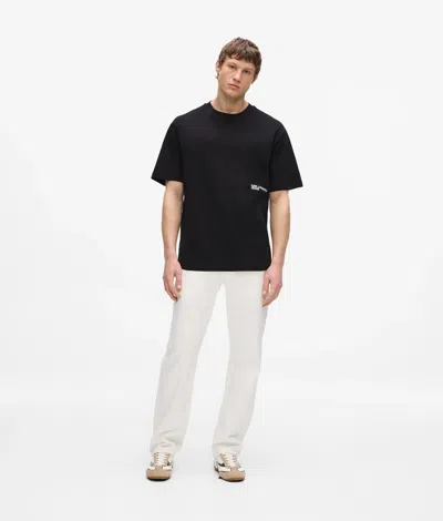 Kl Jeans Relaxed Gradient Logo T-shirt In Black