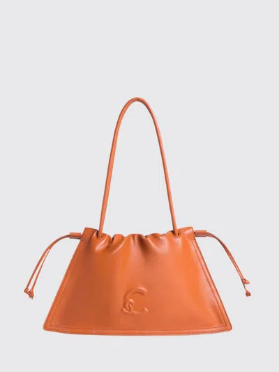 Coccinelle Medium Dulse Shoulder Bag In Orange