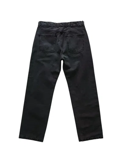 Mfpen Washed-canvas Jeans In Black