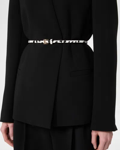 Max Mara Quinoa Belted Wrap-front Jacket In Black
