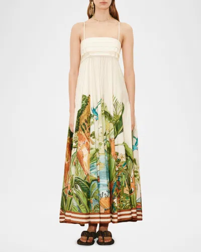 Alemais Toucan Tango Midi Dress In White