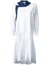 ANTONIO MARRAS TASSEL DETAIL SHIFT DRESS,LB1033D0211839040
