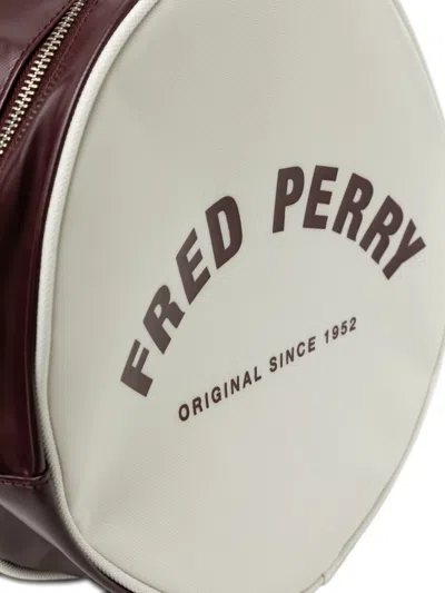 Fred Perry Barrel Holdall In Red