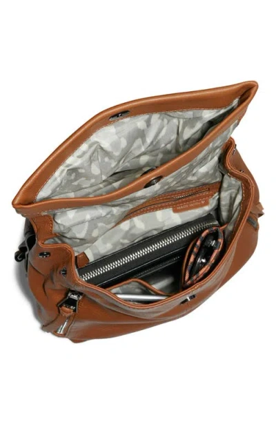 Aimee Bali Leather Backpack In Brown
