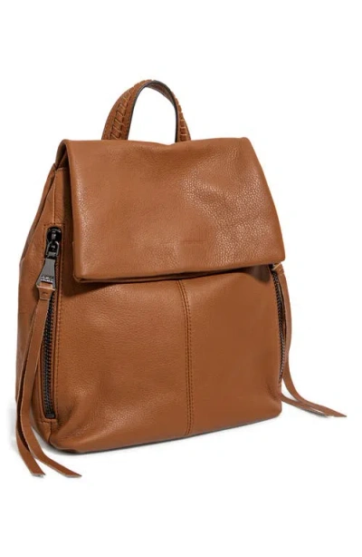 Aimee Bali Leather Backpack In Brown