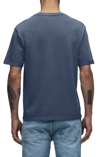 Hudson Jeans Heavyweight Cotton T-shirt In Blue