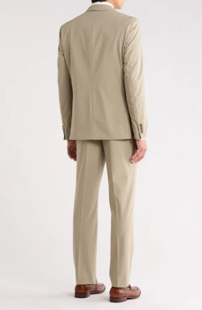 Savile Row Co Micro Check Suit In Brown