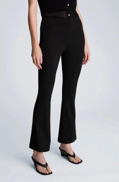 Kenneth Cole Flare Leg Pull-on Pants In Black