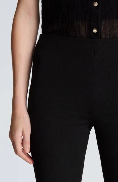 Kenneth Cole Flare Leg Pull-on Pants In Black