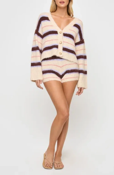 L*space Lspace Montauk Cover-up Sweater In Multi