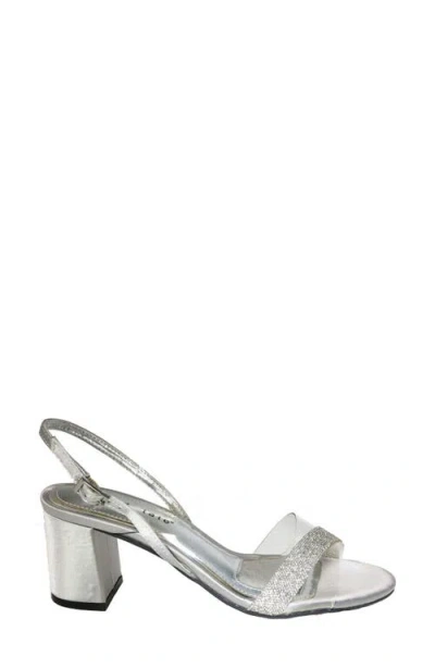 David Tate Night Sandal In Silver