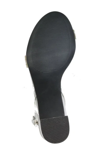 David Tate Night Sandal In Silver