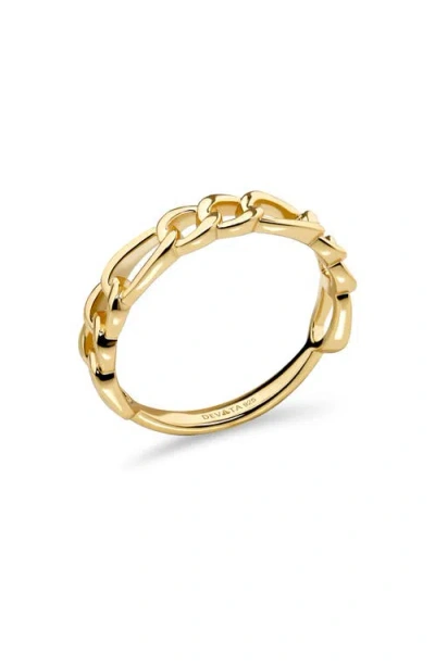 Devata Figaro Link Ring In Black