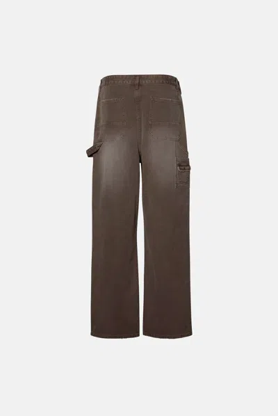 Elwood Industry Double Knees Pant In Brown