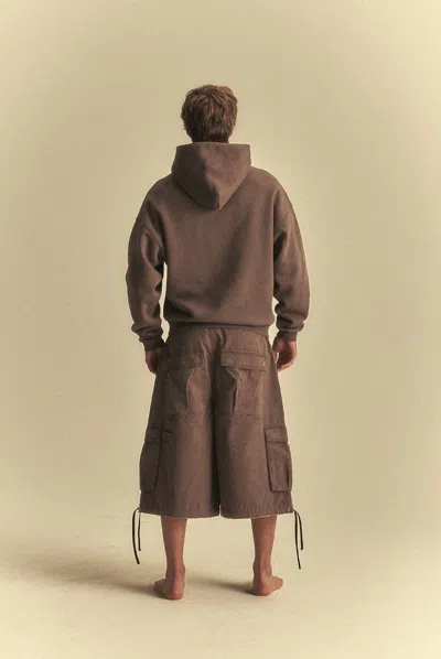Elwood Core Zip Hoodie In Brown
