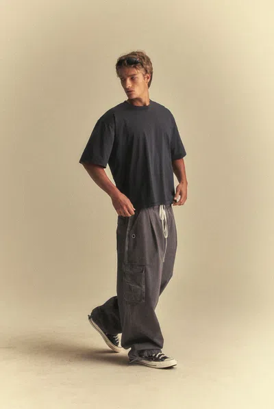 Elwood Oversized Core Tee In Black