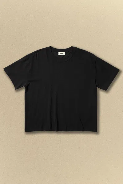 Elwood Crop Hill Tee In Black