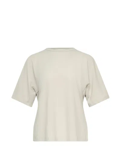 Ych Backless T-shirt In Brown