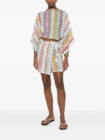 Missoni Blouse With Zigzag Pattern In Multi