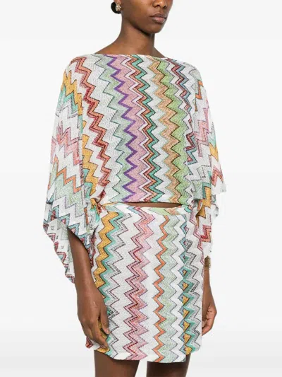 Missoni Blouse With Zigzag Pattern In Multi
