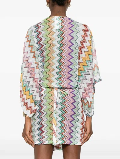 Missoni Blouse With Zigzag Pattern In Multi