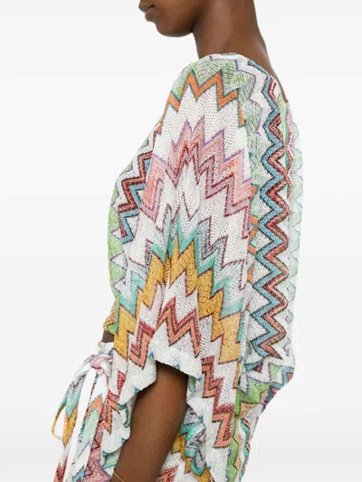Missoni Blouse With Zigzag Pattern In Multi