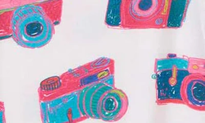Hatley Sketchy Camera Print Zip Romper In Multi