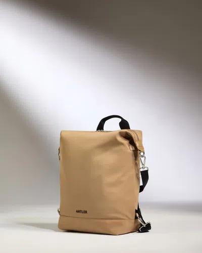 Antler Icon 2-in-1 Tote Backpack In Sand In Pattern