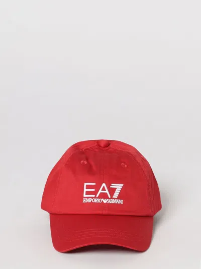Ea7 Hat Men  In Red