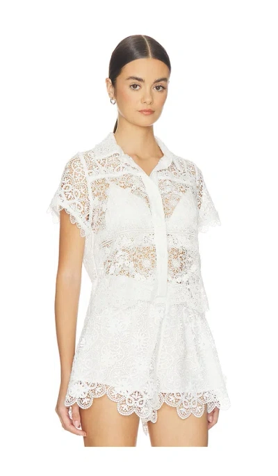 Waimari Nerissa Top In White