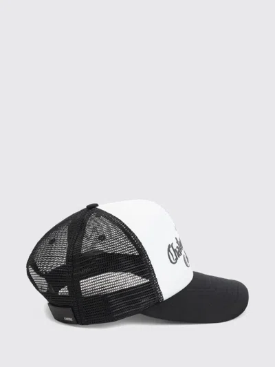 Amiri Black And White Cotton Baseball Cap In White