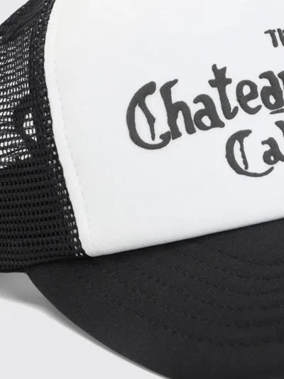 Amiri Black And White Cotton Baseball Cap In White