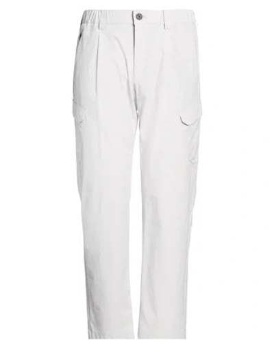 Herno Man Pants Light Grey Size Xxl Polyester In White